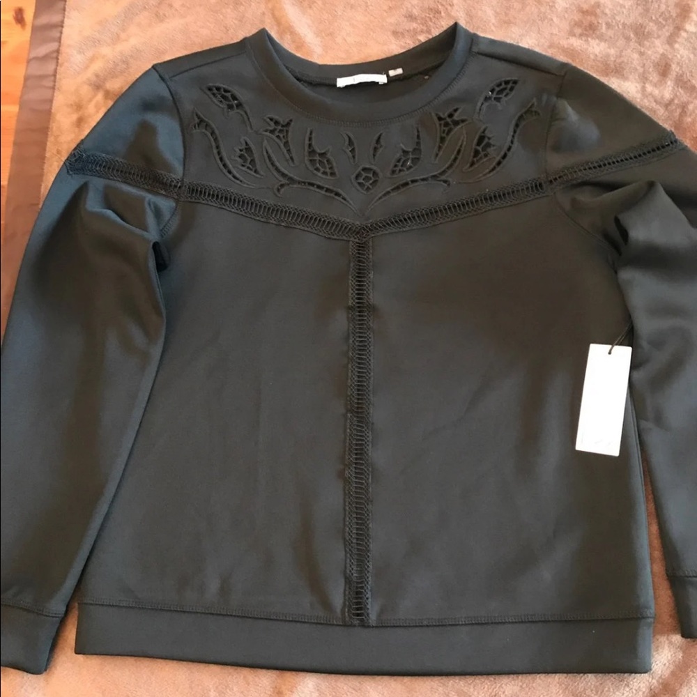 NWT Dex eyelet sweater